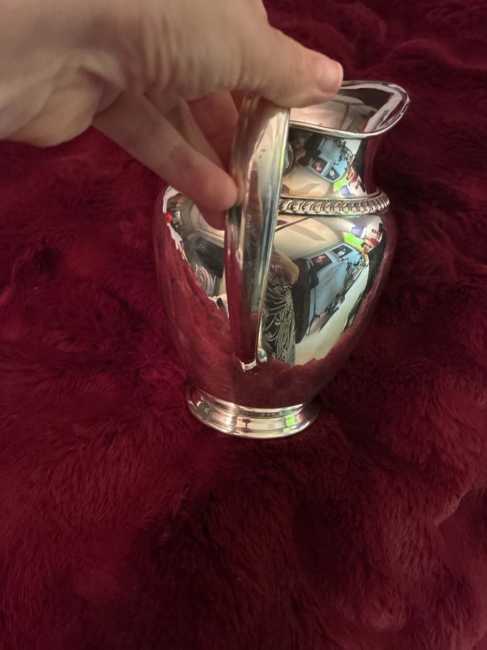Vintage Oneida Ltd. Fiesta Silver-Plated Water Pitcher A606